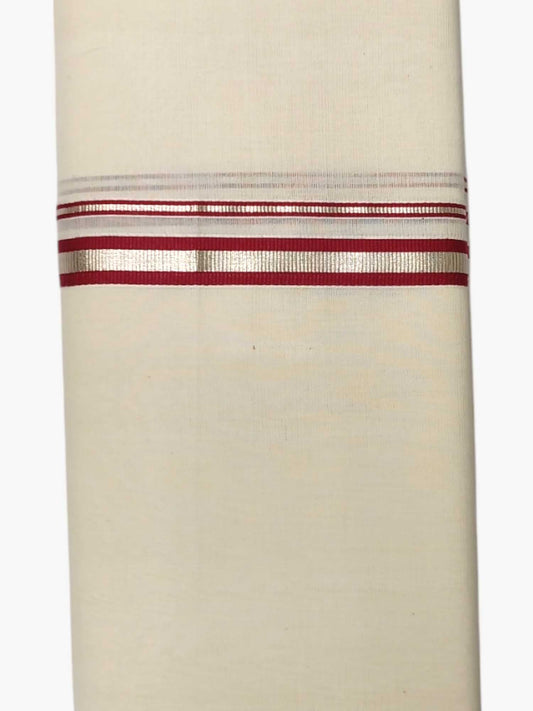 Kerala Balaramapuram Pure Cotton Handloom Mundu/Dhoti