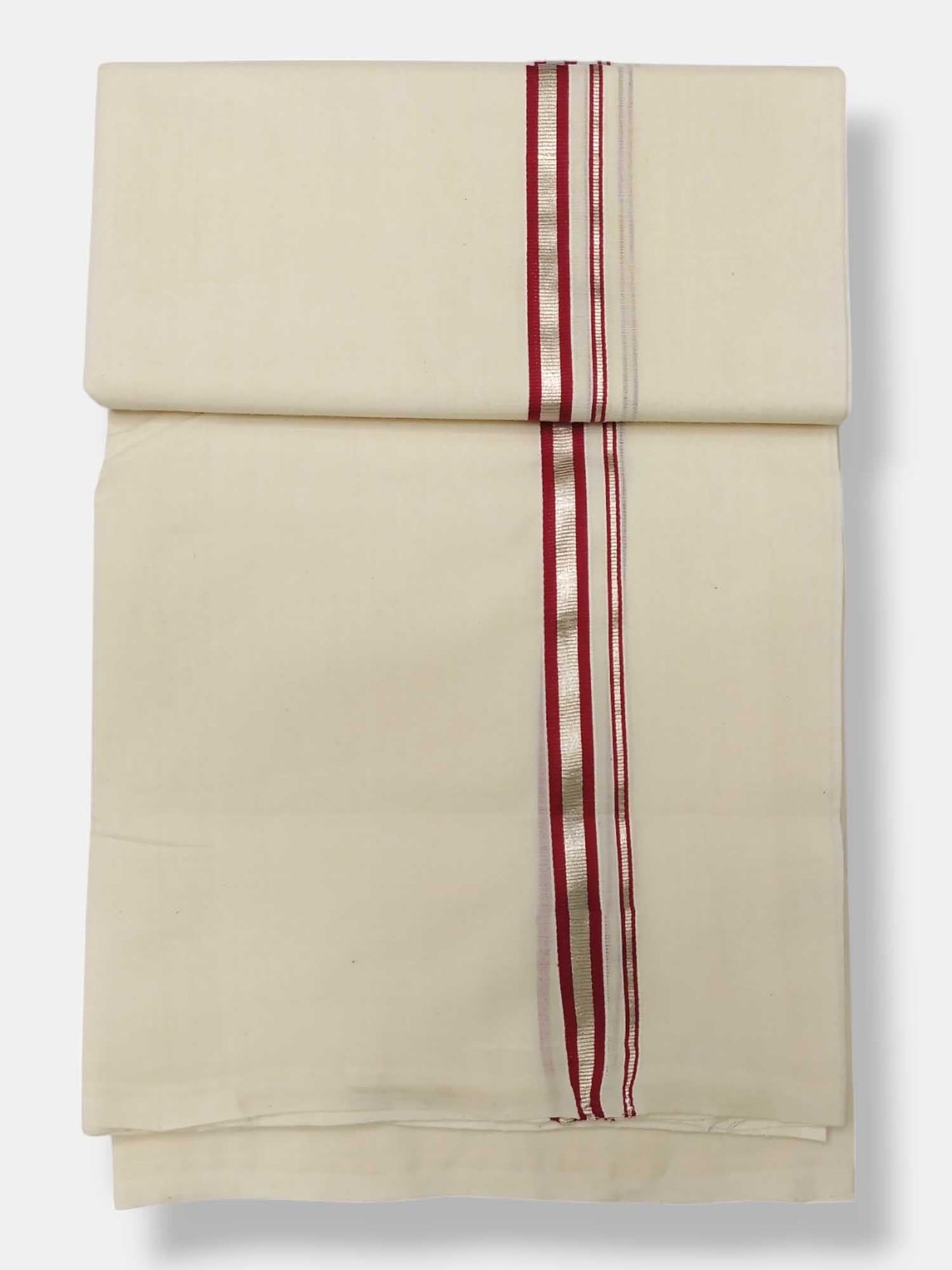 Kerala Balaramapuram Pure Cotton Handloom Mundu/Dhoti