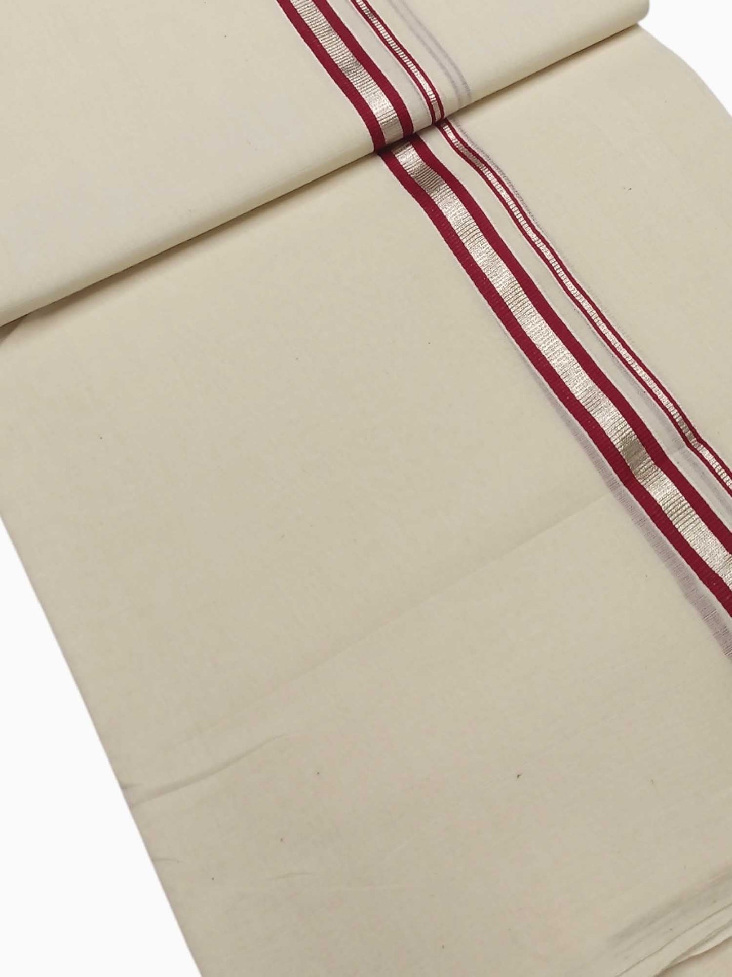 Kerala Balaramapuram Pure Cotton Handloom Mundu/Dhoti