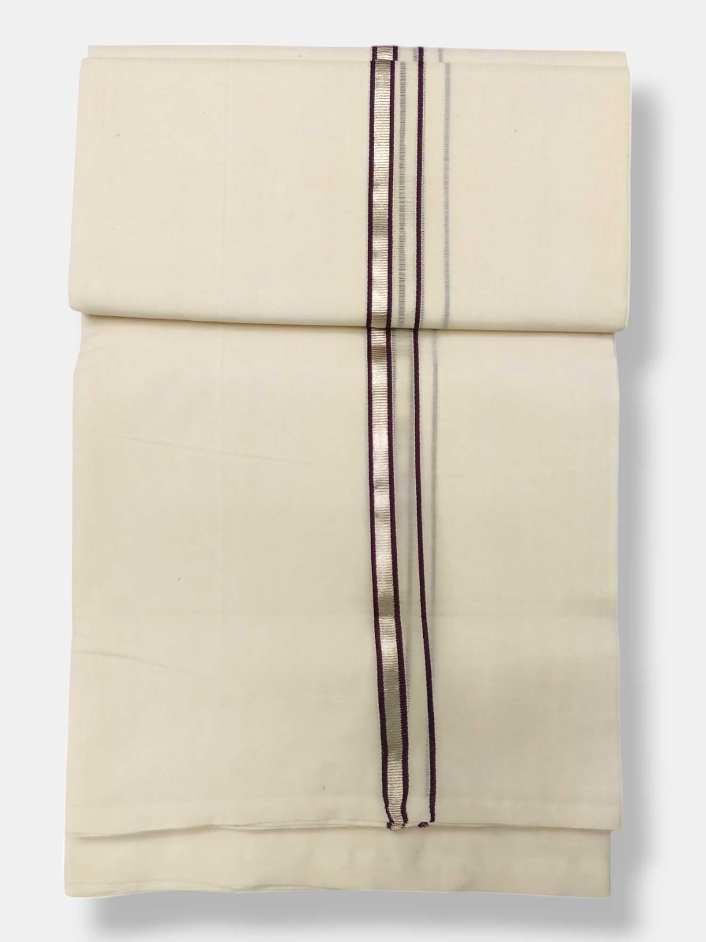 Kerala Balaramapuram Pure Cotton Handloom Mundu/Dhoti