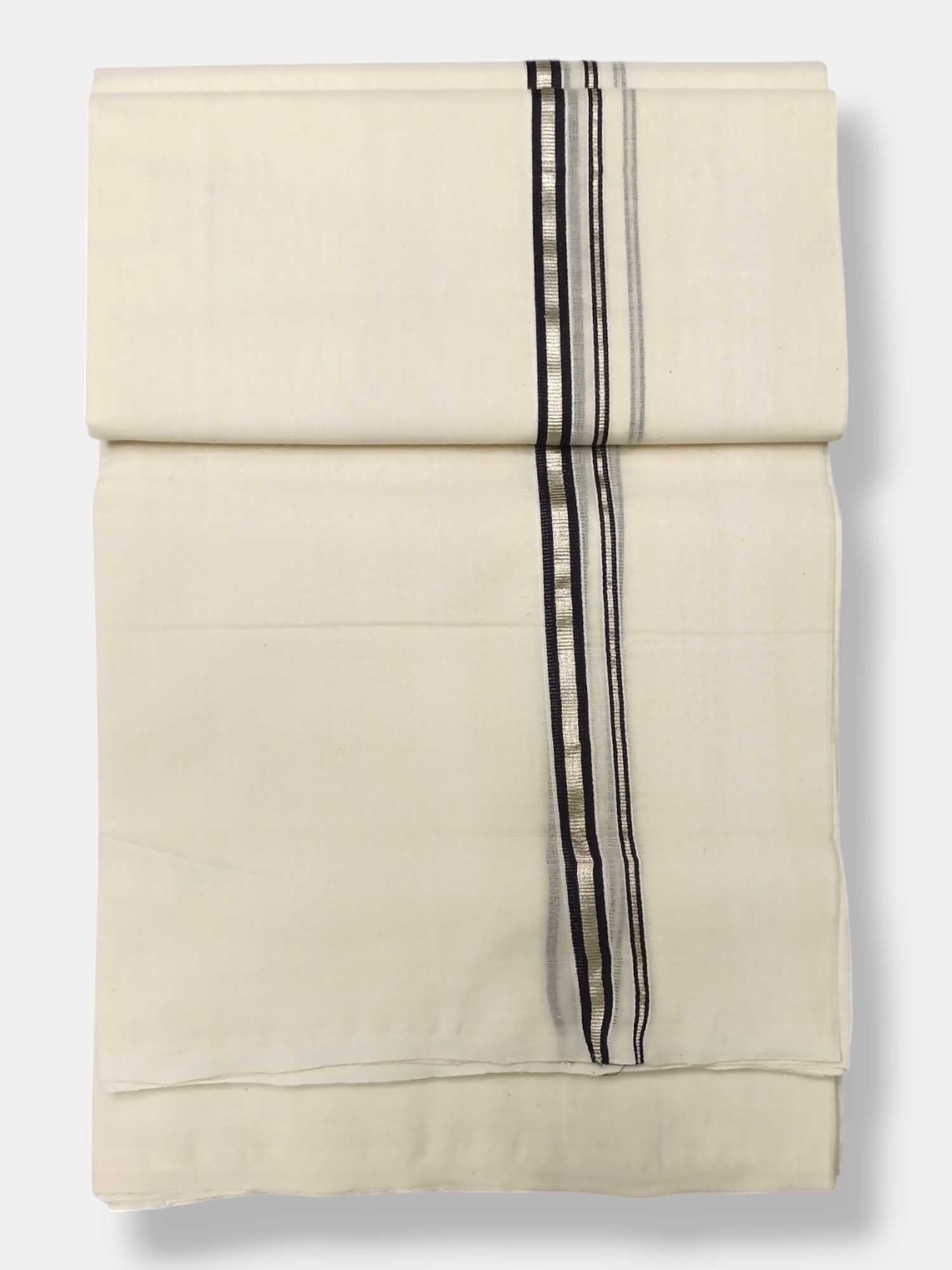 Kerala Balaramapuram Pure Cotton Handloom Mundu/Dhoti
