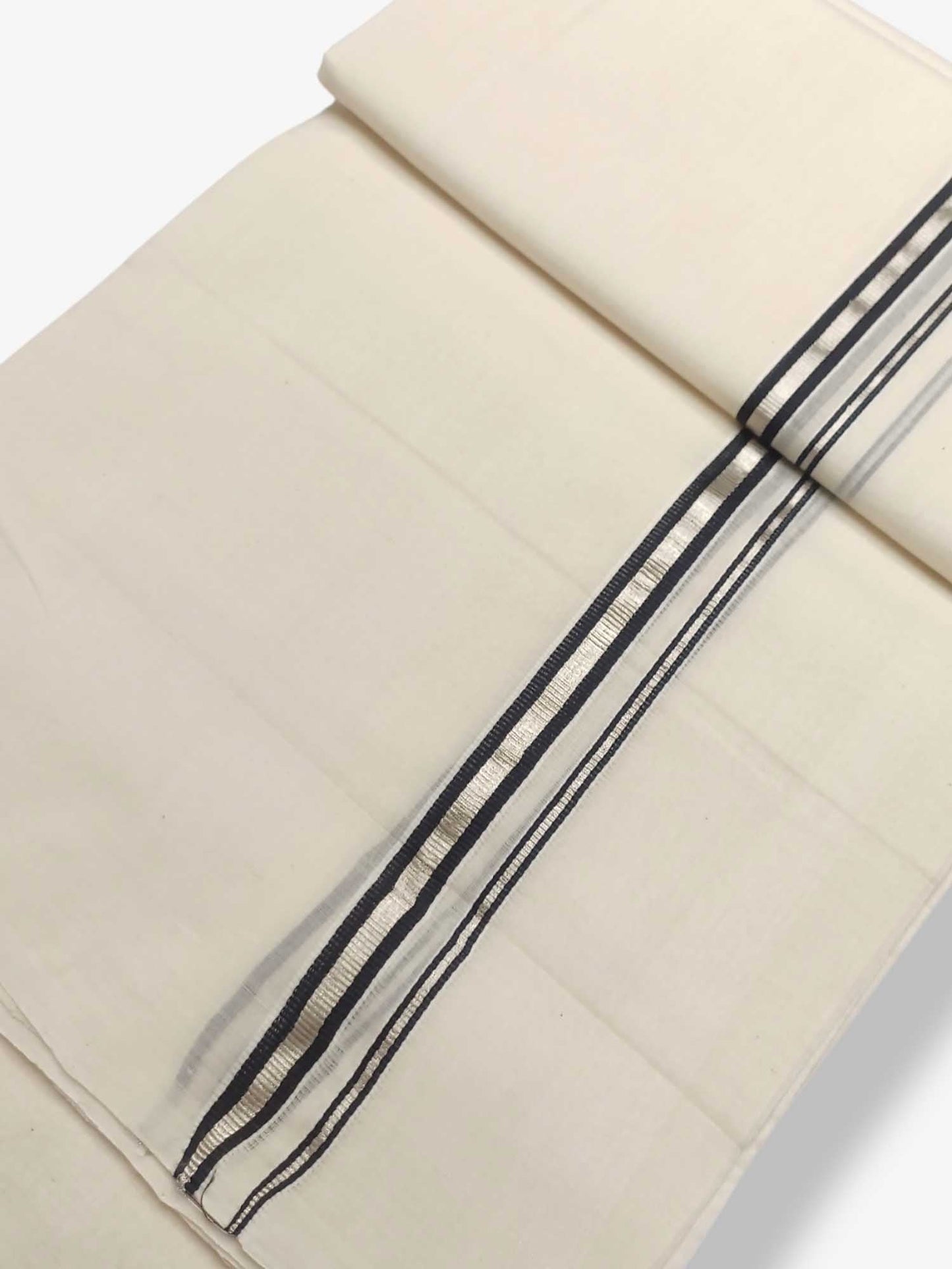 Kerala Balaramapuram Pure Cotton Handloom Mundu/Dhoti