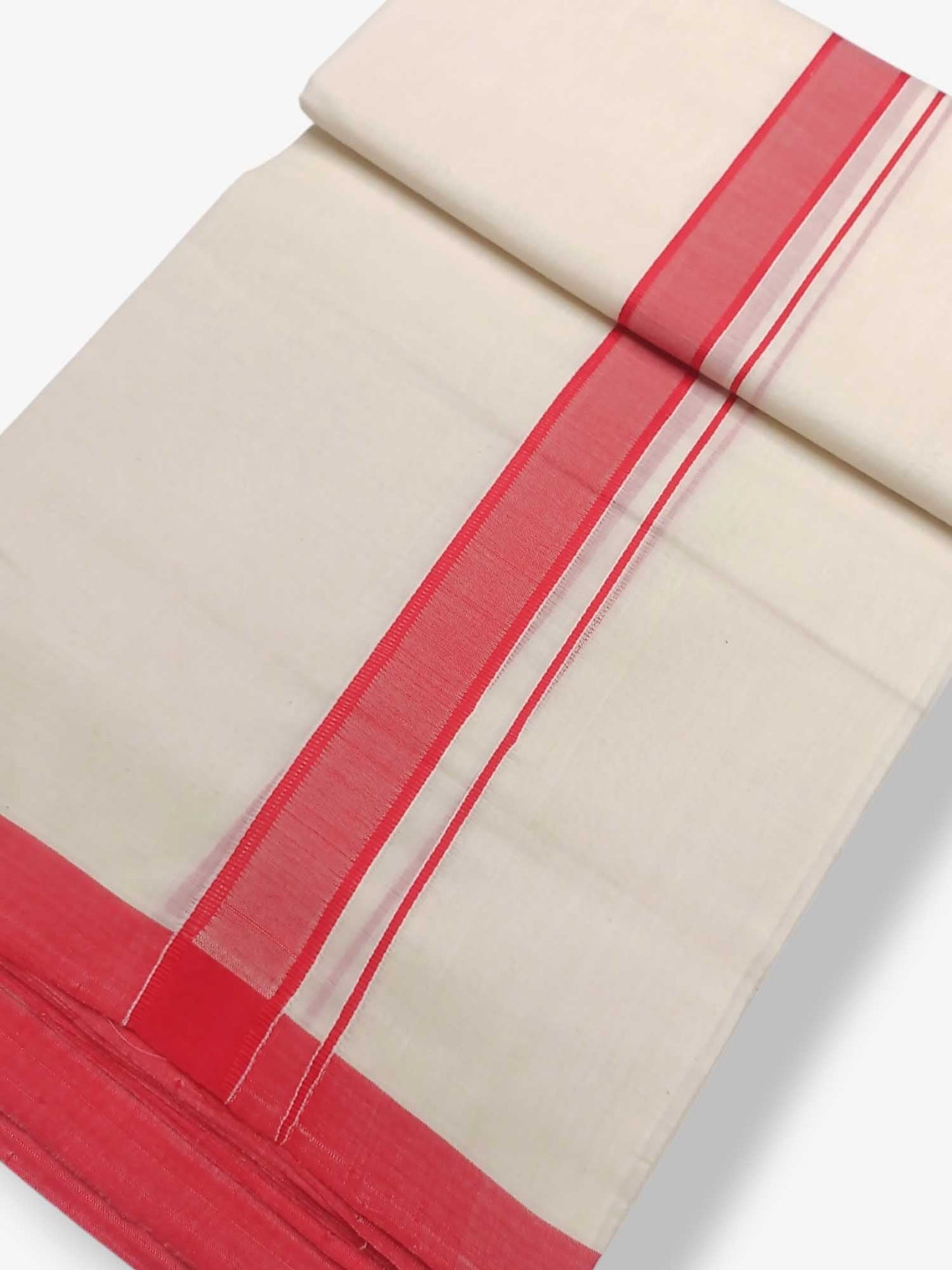 Kerala Balaramapuram Pure Cotton Handloom Mundu/Dhoti