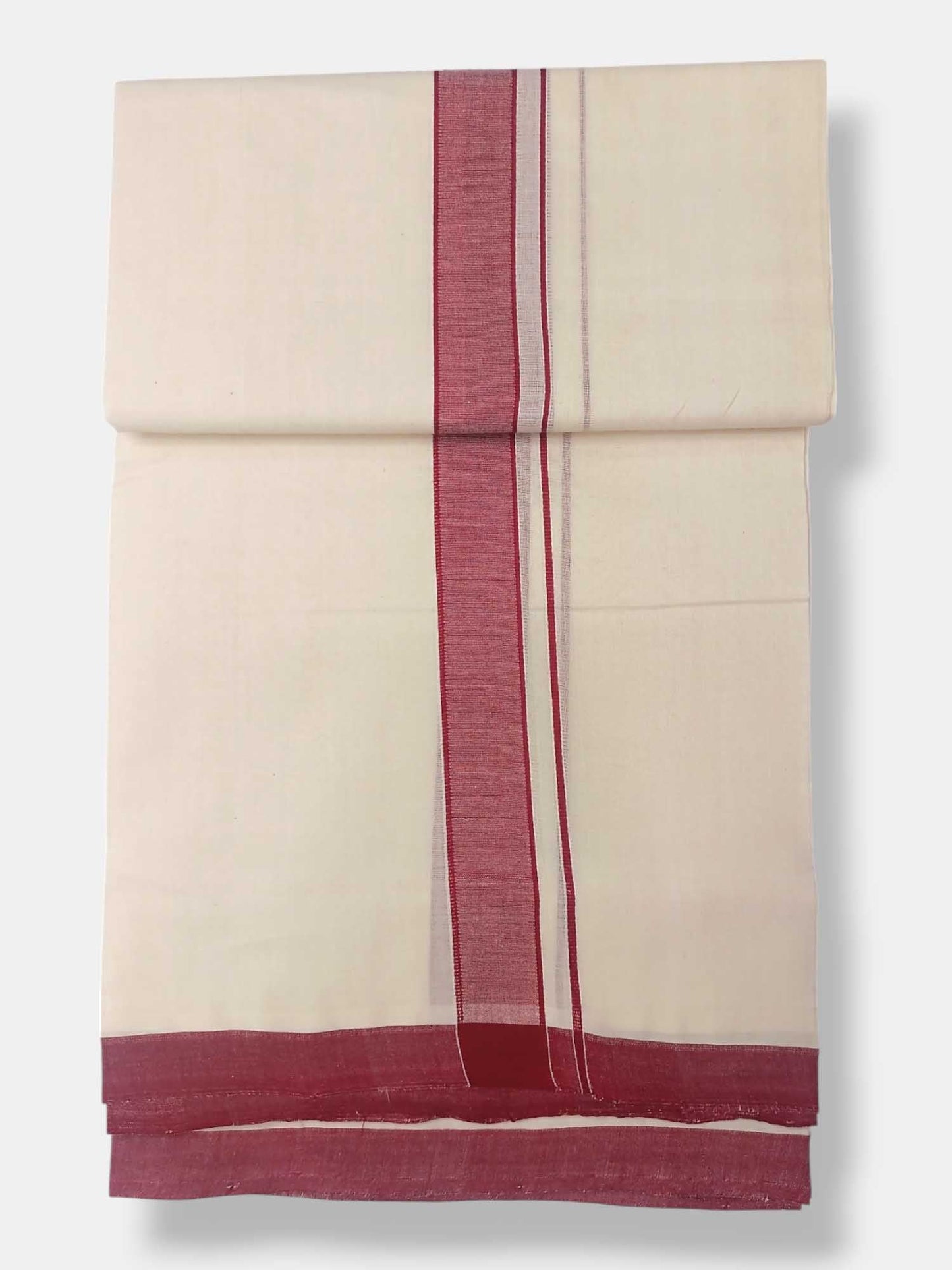 Kerala Balaramapuram Pure Cotton Handloom Mundu/Dhoti