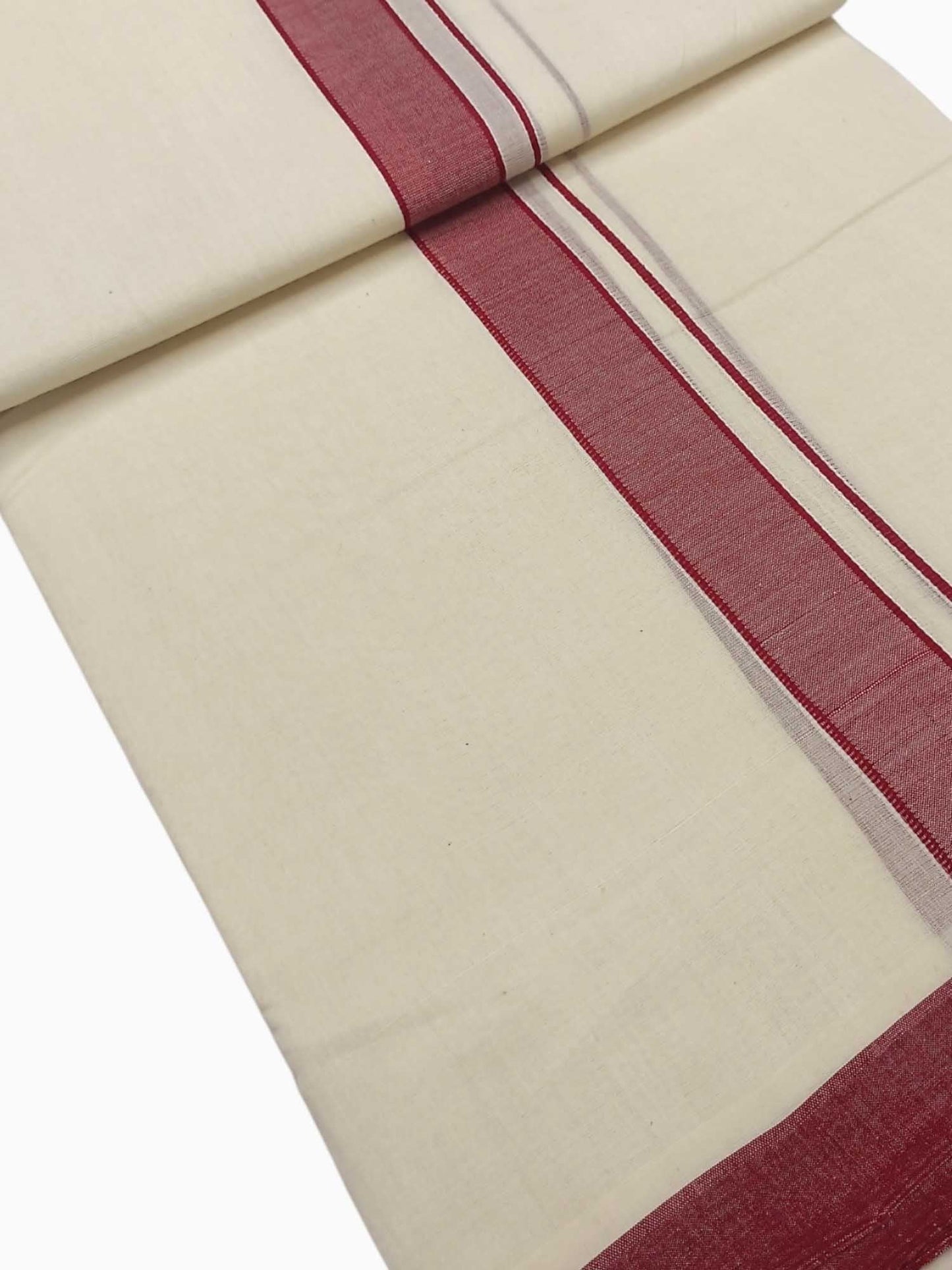 Kerala Balaramapuram Pure Cotton Handloom Mundu/Dhoti