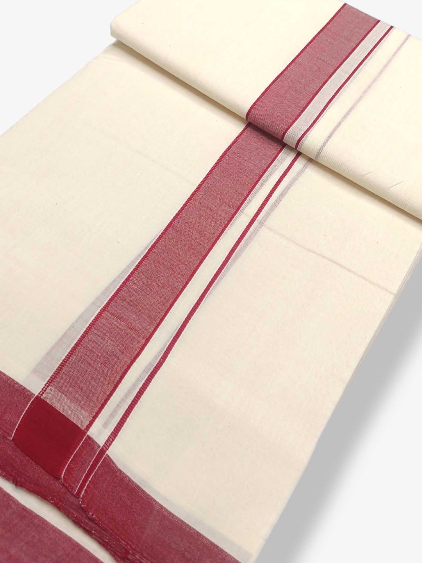 Kerala Balaramapuram Pure Cotton Handloom Mundu/Dhoti