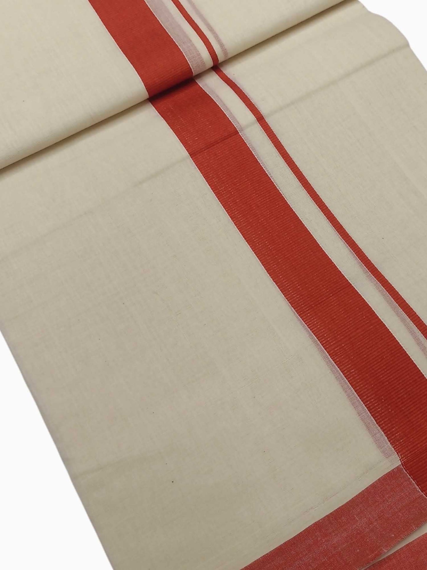Kerala Balaramapuram Pure Cotton Handloom Mundu/Dhoti