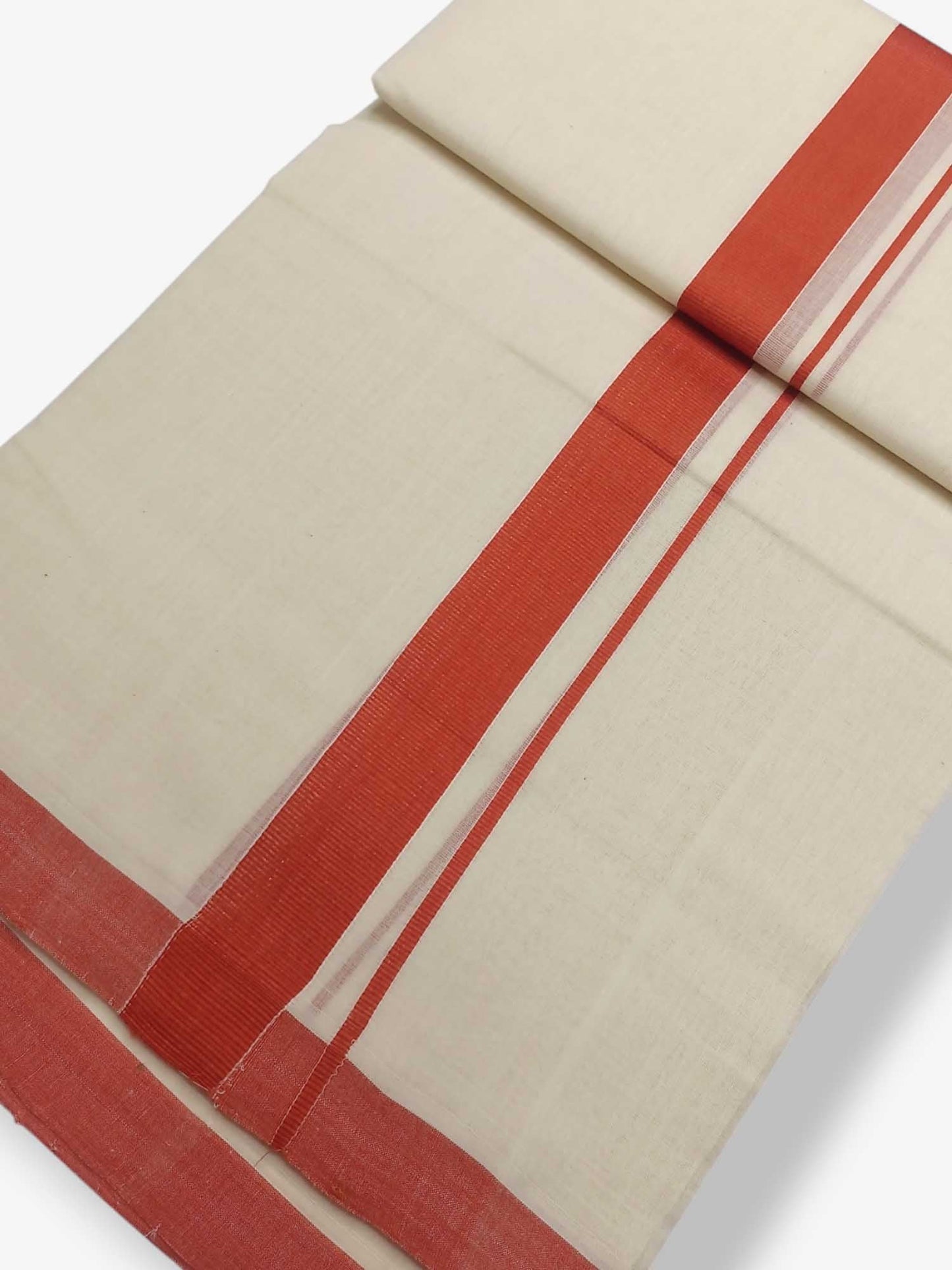 Kerala Balaramapuram Pure Cotton Handloom Mundu/Dhoti