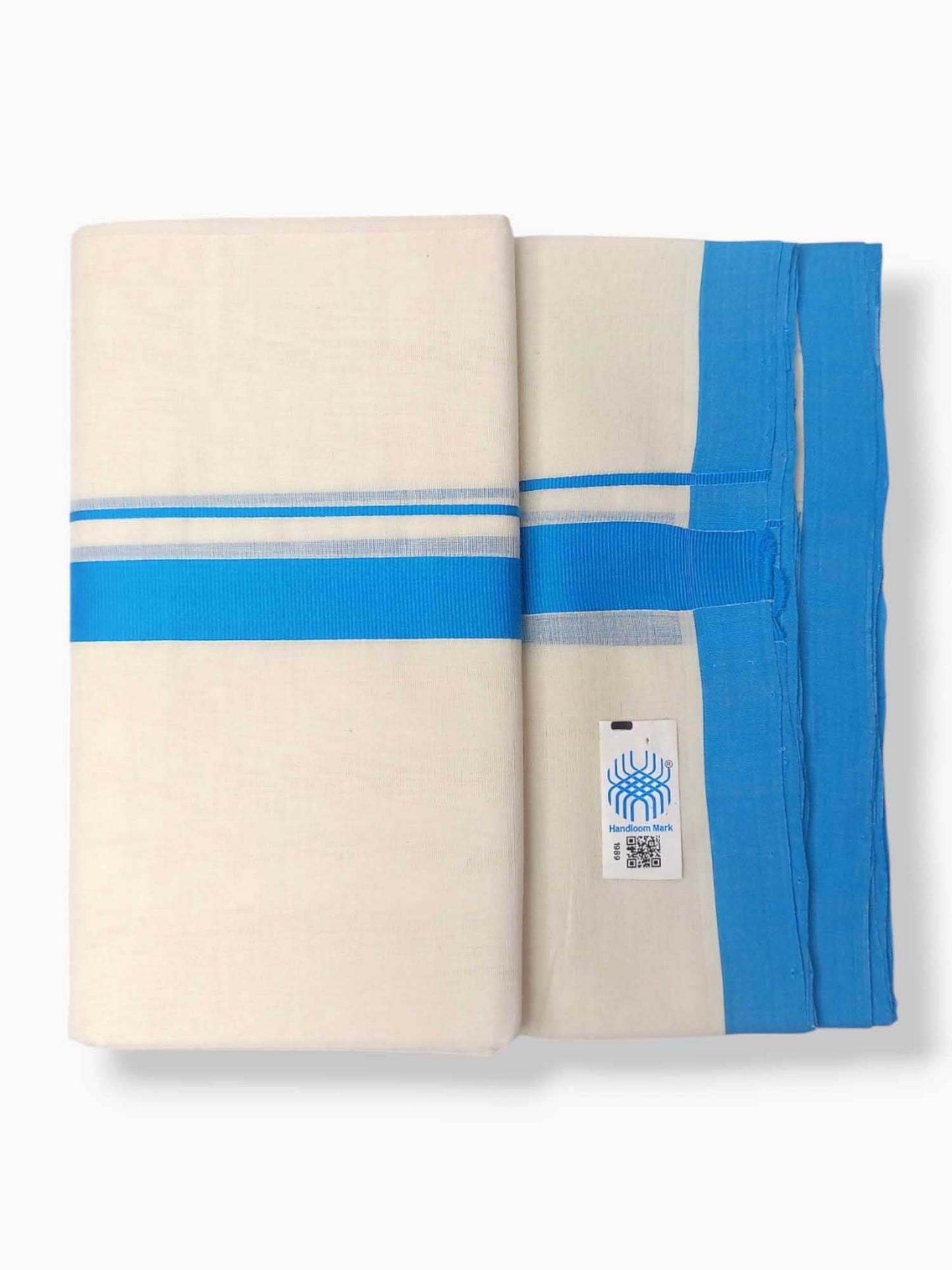 Kerala Balaramapuram Pure Cotton Handloom Mundu/Dhoti