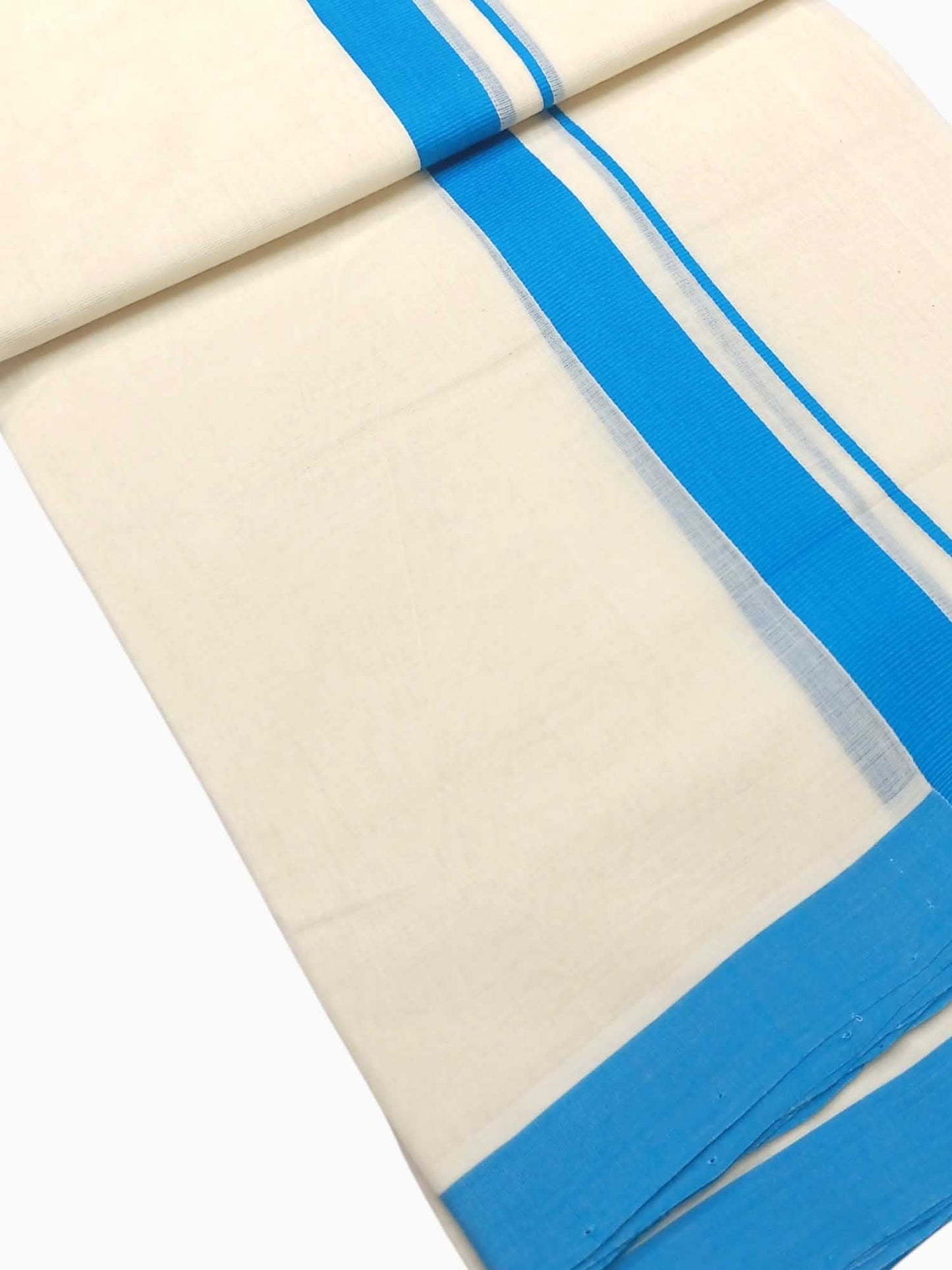 Kerala Balaramapuram Pure Cotton Handloom Mundu/Dhoti