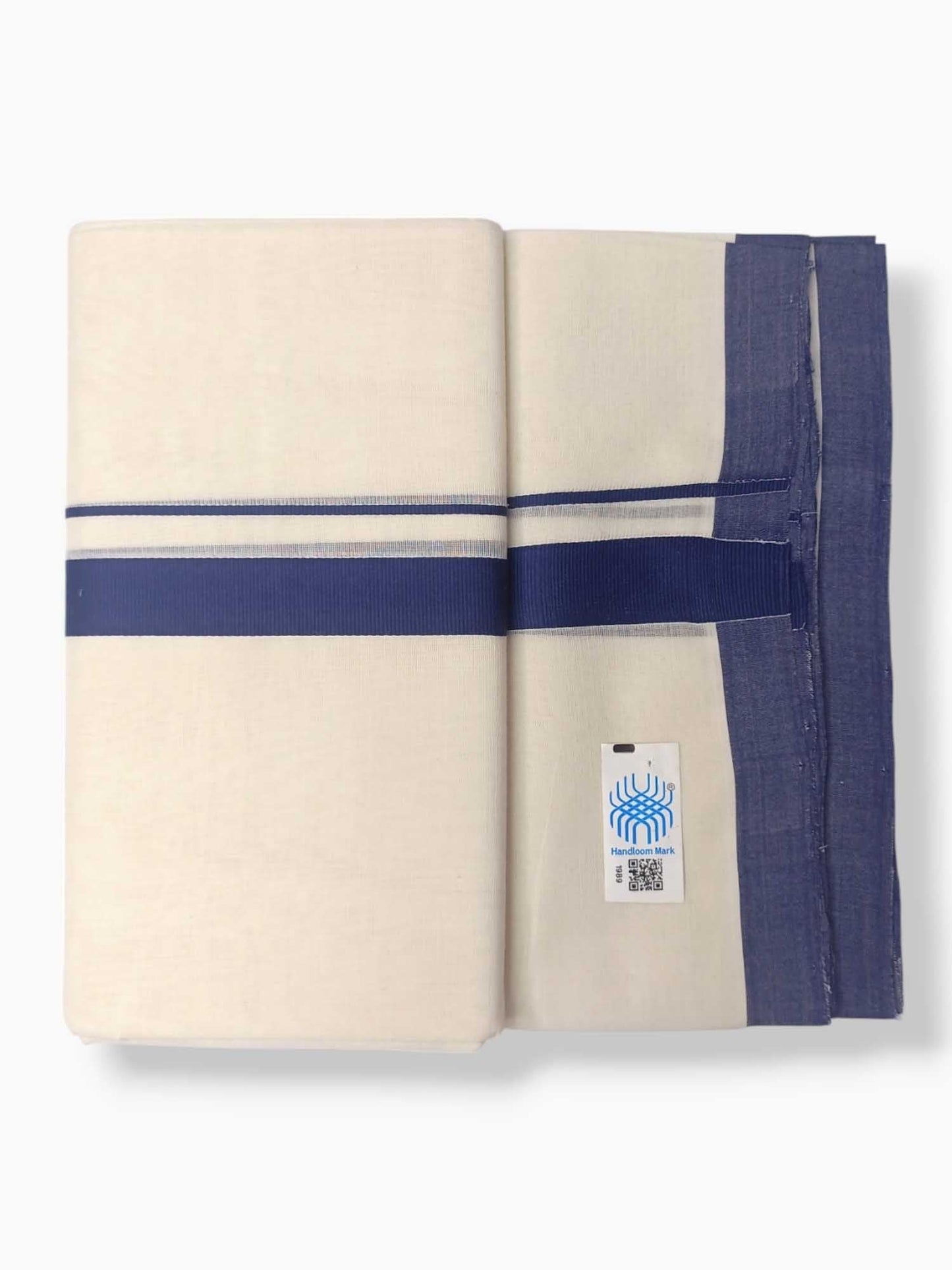 Kerala Balaramapuram Pure Cotton Handloom Mundu/Dhoti