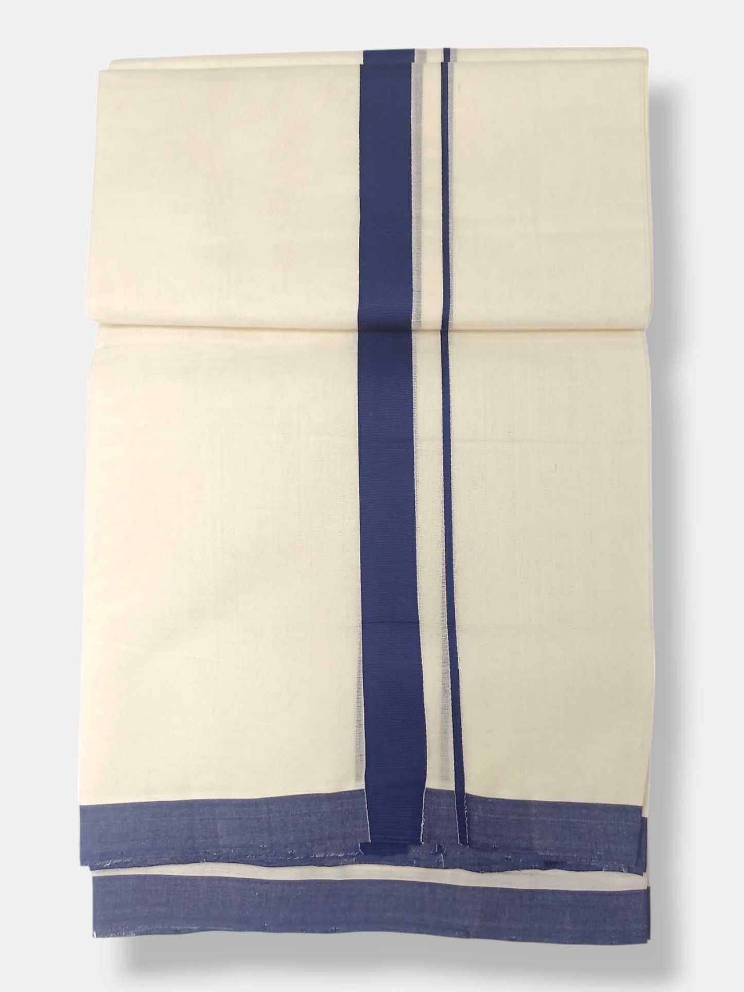 Kerala Balaramapuram Pure Cotton Handloom Mundu/Dhoti