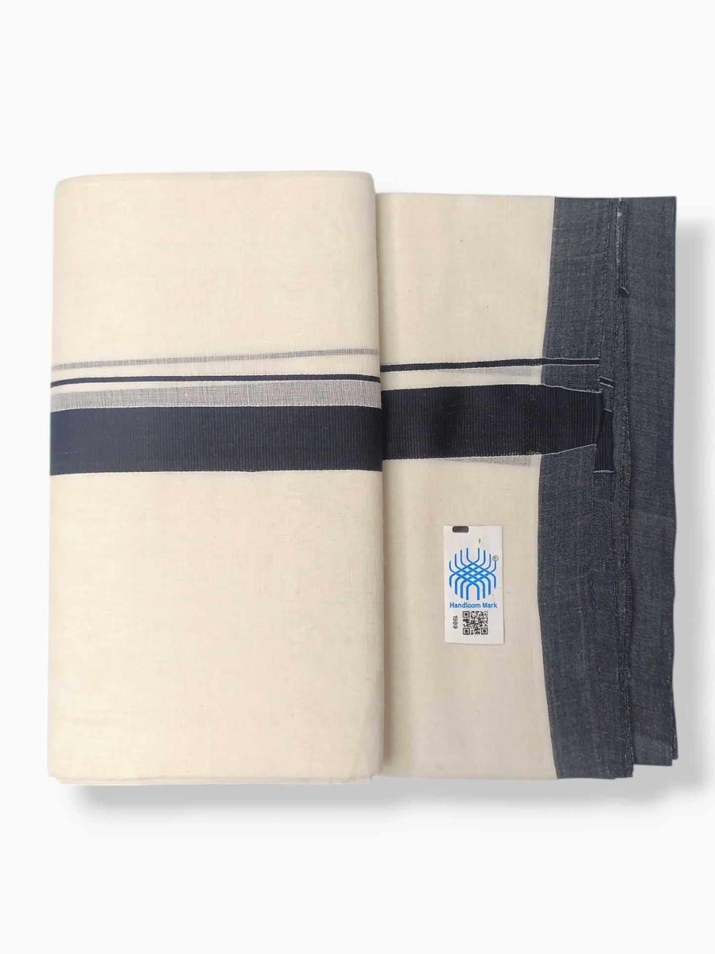 Kerala Balaramapuram Pure Cotton Handloom Mundu/Dhoti