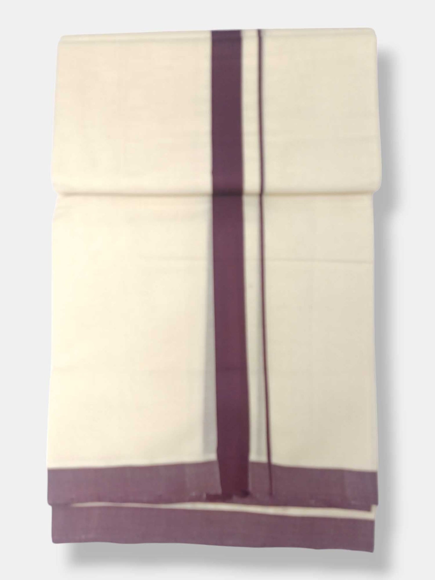 Kerala Balaramapuram Pure Cotton Handloom Mundu/Dhoti