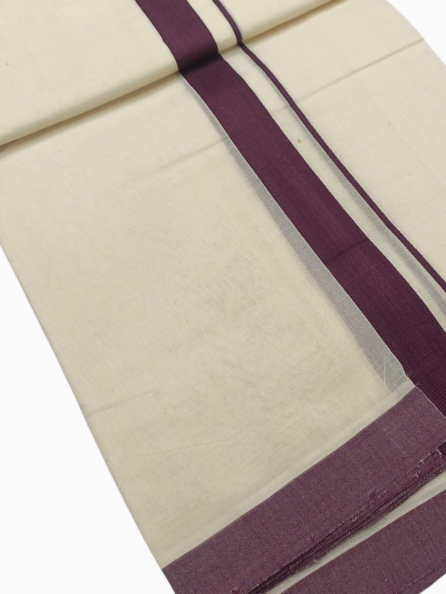 Kerala Balaramapuram Pure Cotton Handloom Mundu/Dhoti