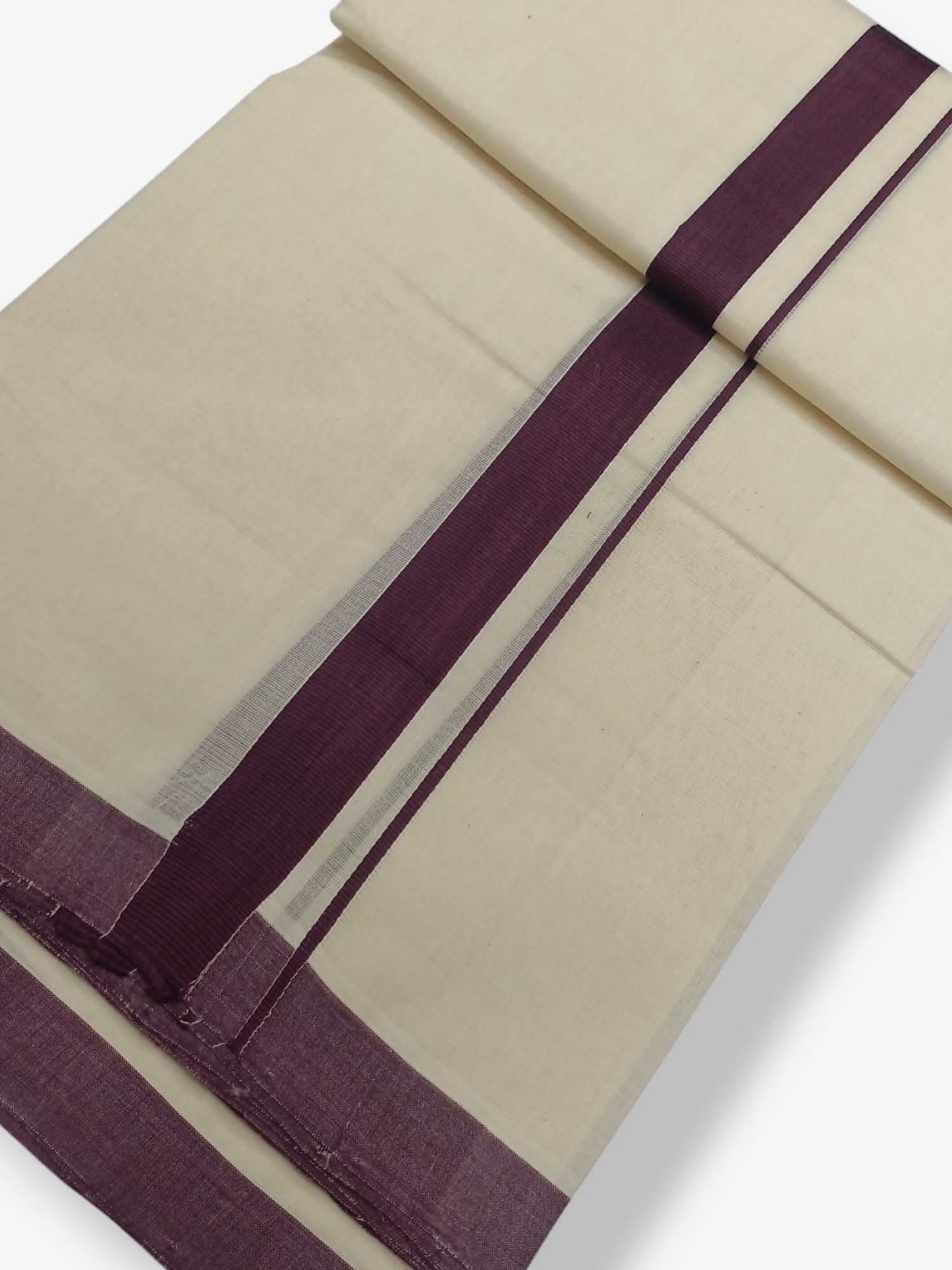Kerala Balaramapuram Pure Cotton Handloom Mundu/Dhoti