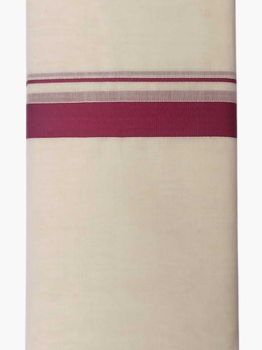 Kerala Balaramapuram Pure Cotton Handloom Mundu/Dhoti