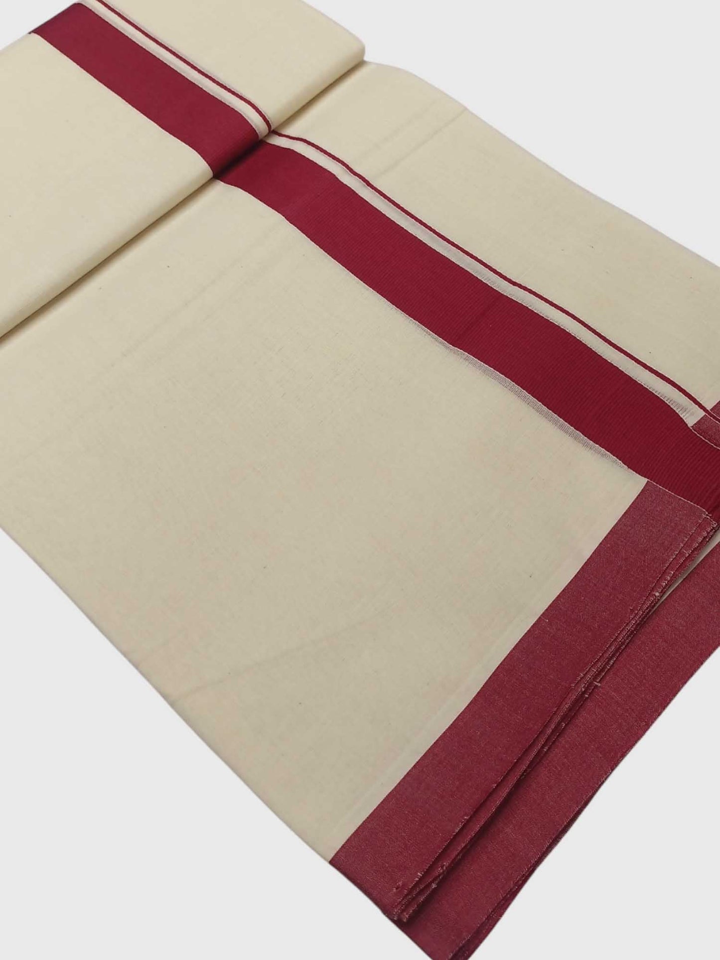 Kerala Balaramapuram Pure Cotton Handloom Mundu/Dhoti