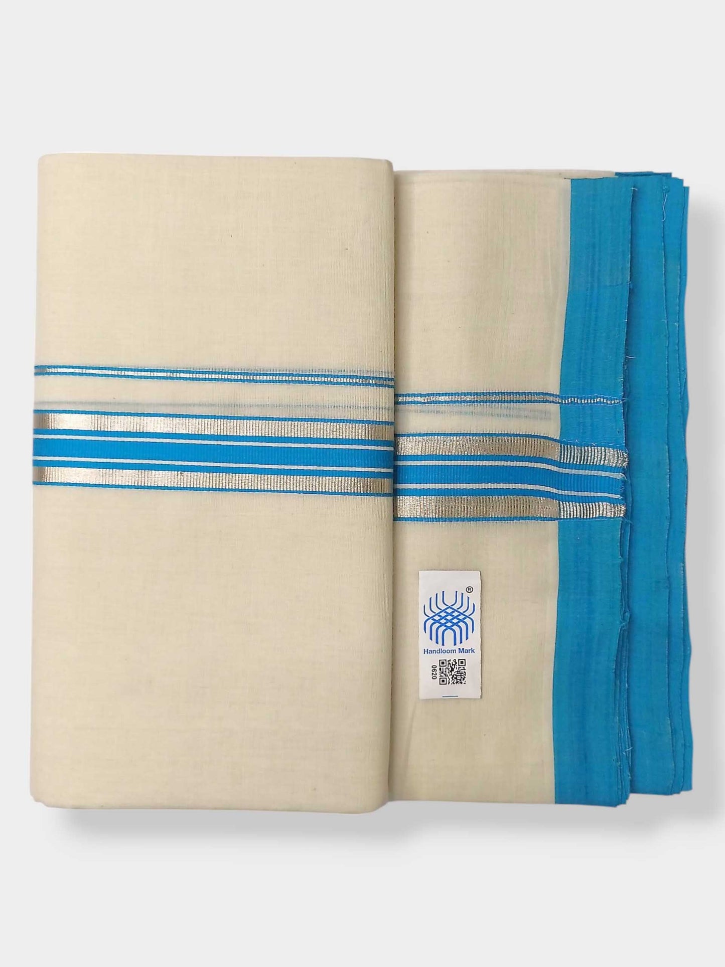 Kerala Balaramapuram Pure Cotton Handloom Mundu/Dhoti