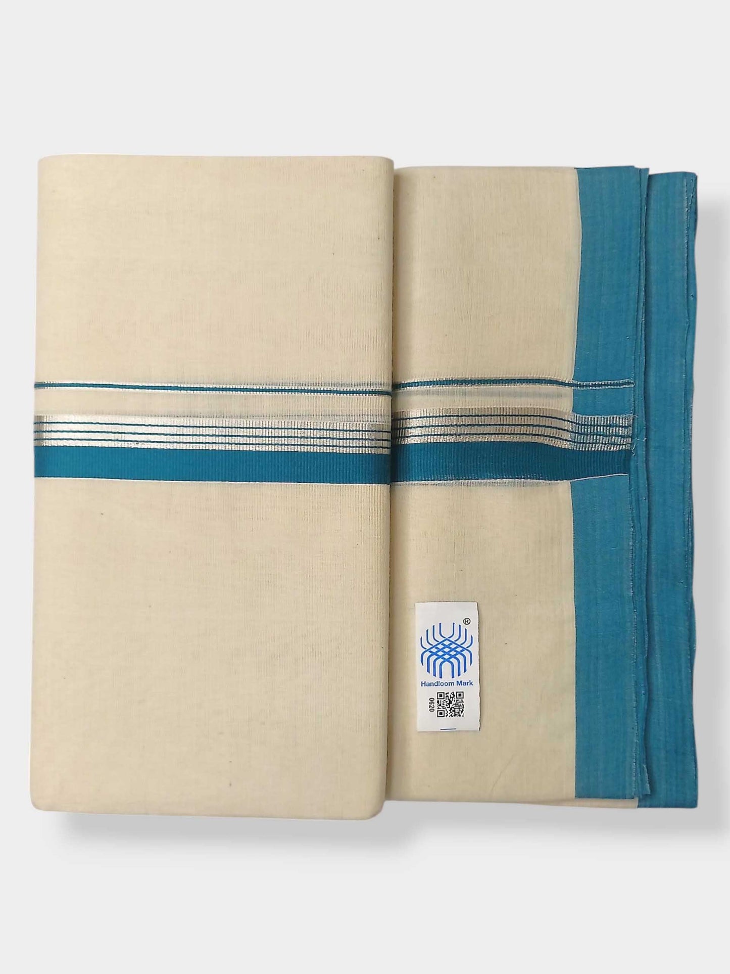 Kerala Balaramapuram Pure Cotton Handloom Mundu/Dhoti