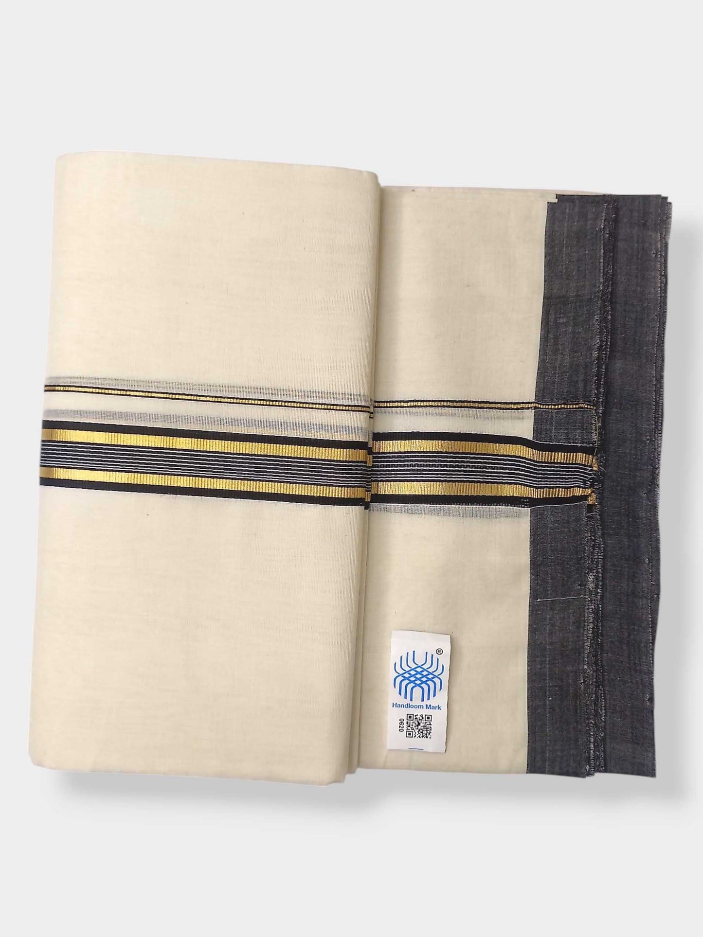 Kerala Balaramapuram Pure Cotton Handloom Mundu/Dhoti