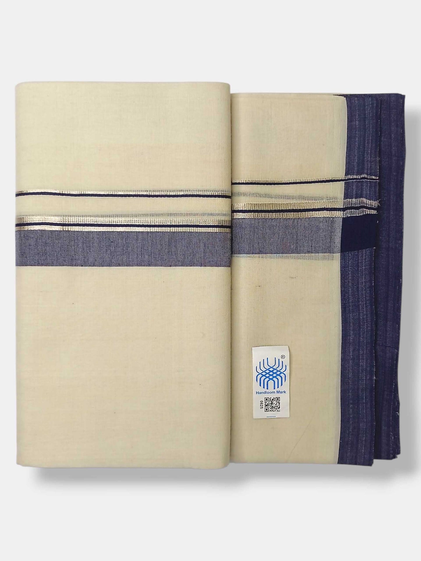 Kerala Balaramapuram Pure Cotton Handloom Mundu/Dhoti