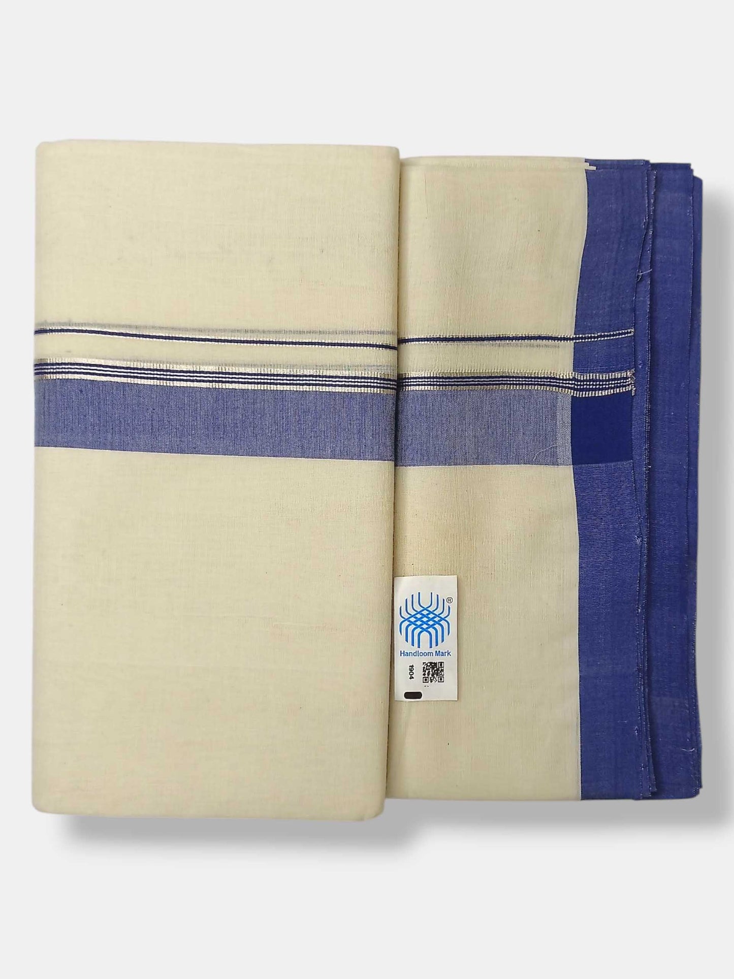 Kerala Balaramapuram Pure Cotton Handloom Mundu/Dhoti