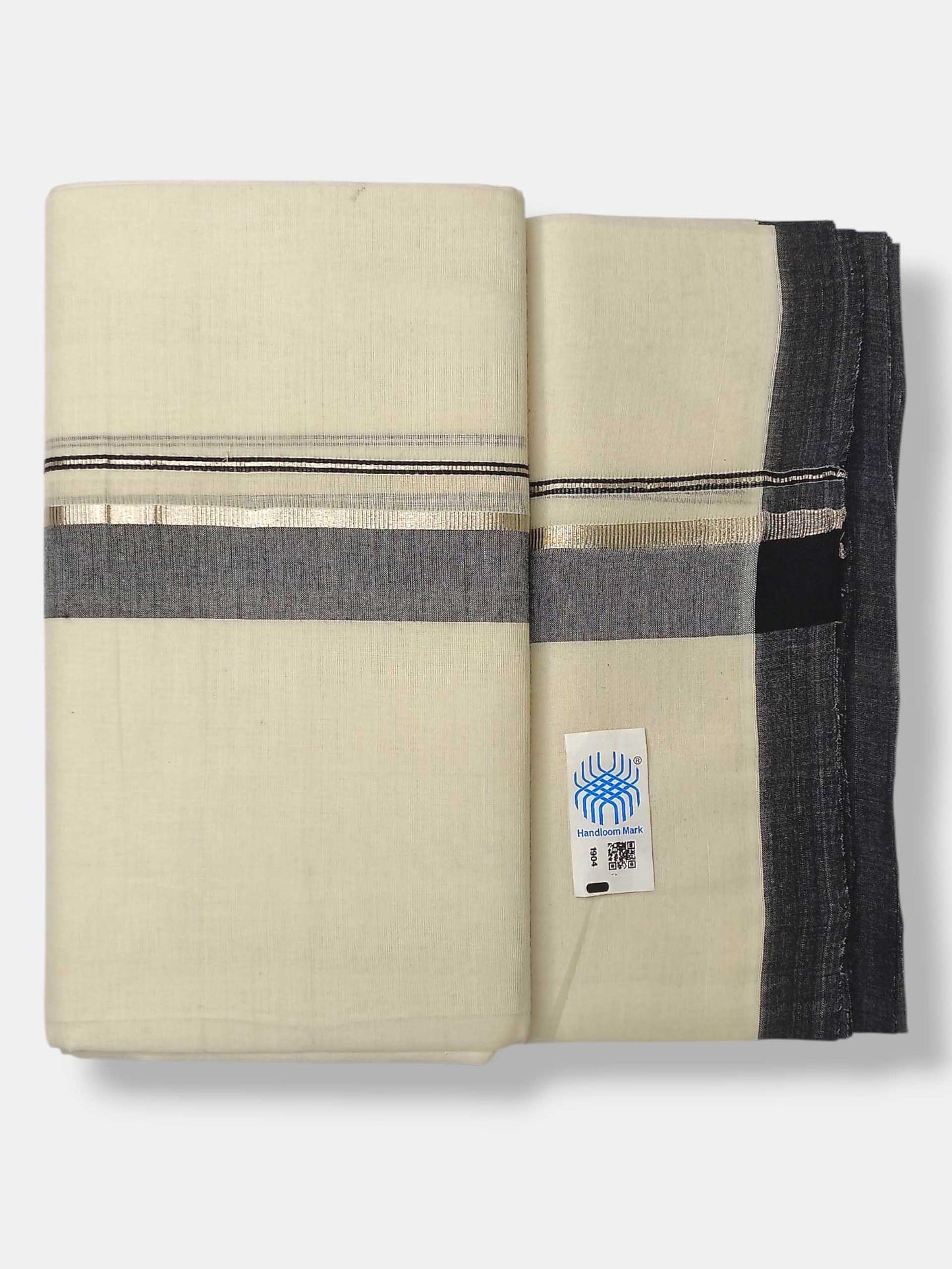 Kerala Balaramapuram Pure Cotton Handloom Mundu/Dhoti