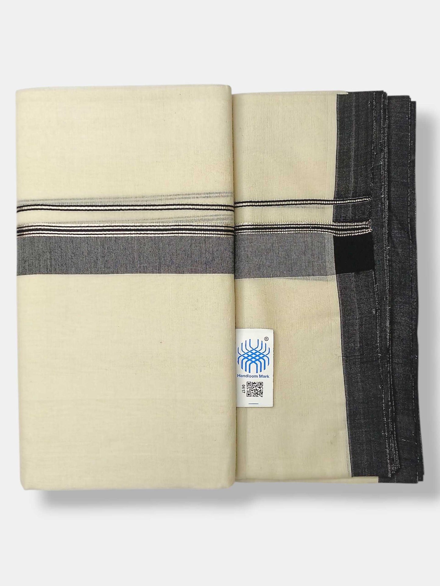 Kerala Balaramapuram Pure Cotton Handloom Mundu/Dhoti