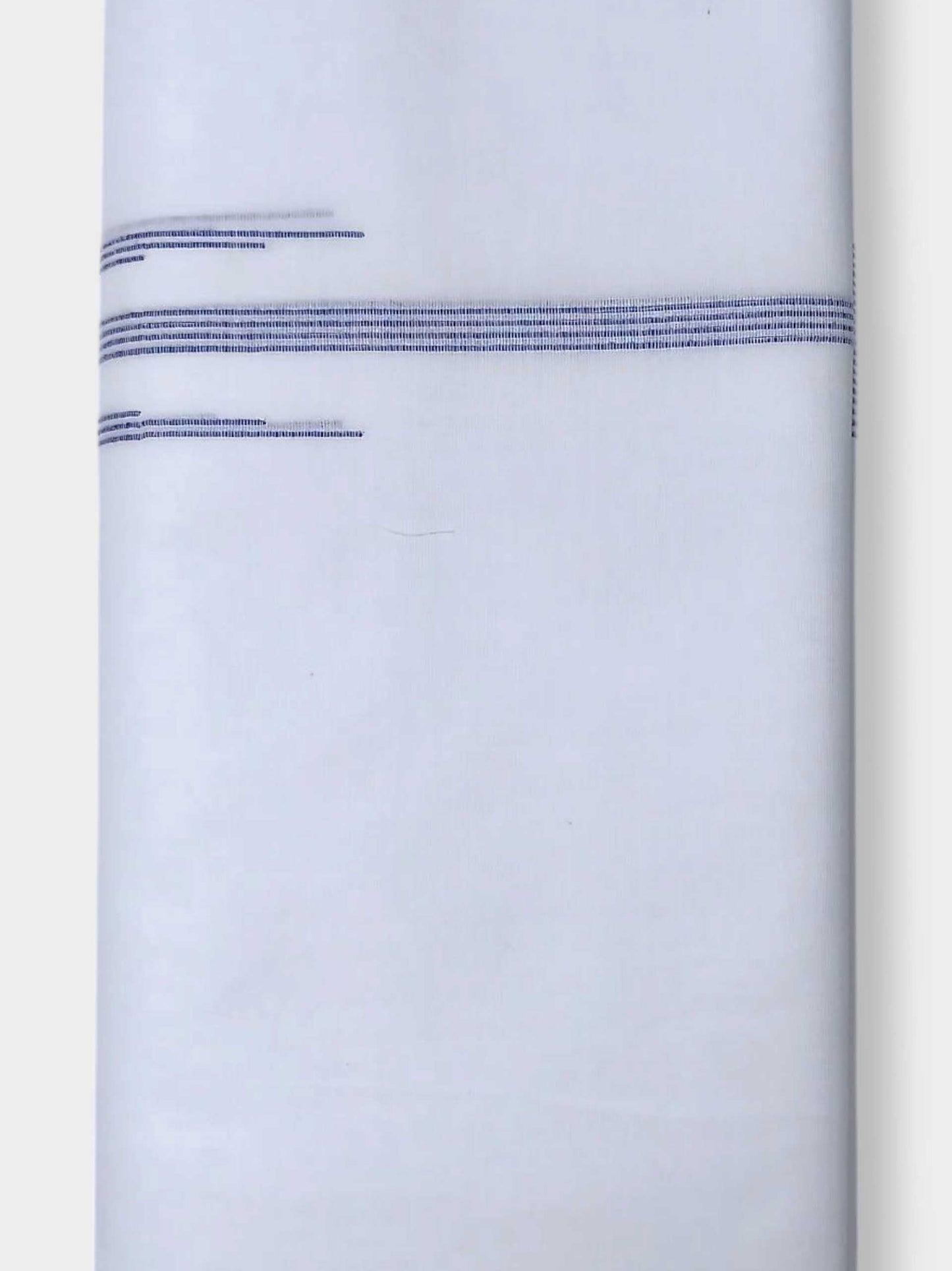 Pure White Cotton Men's Double Dhoti