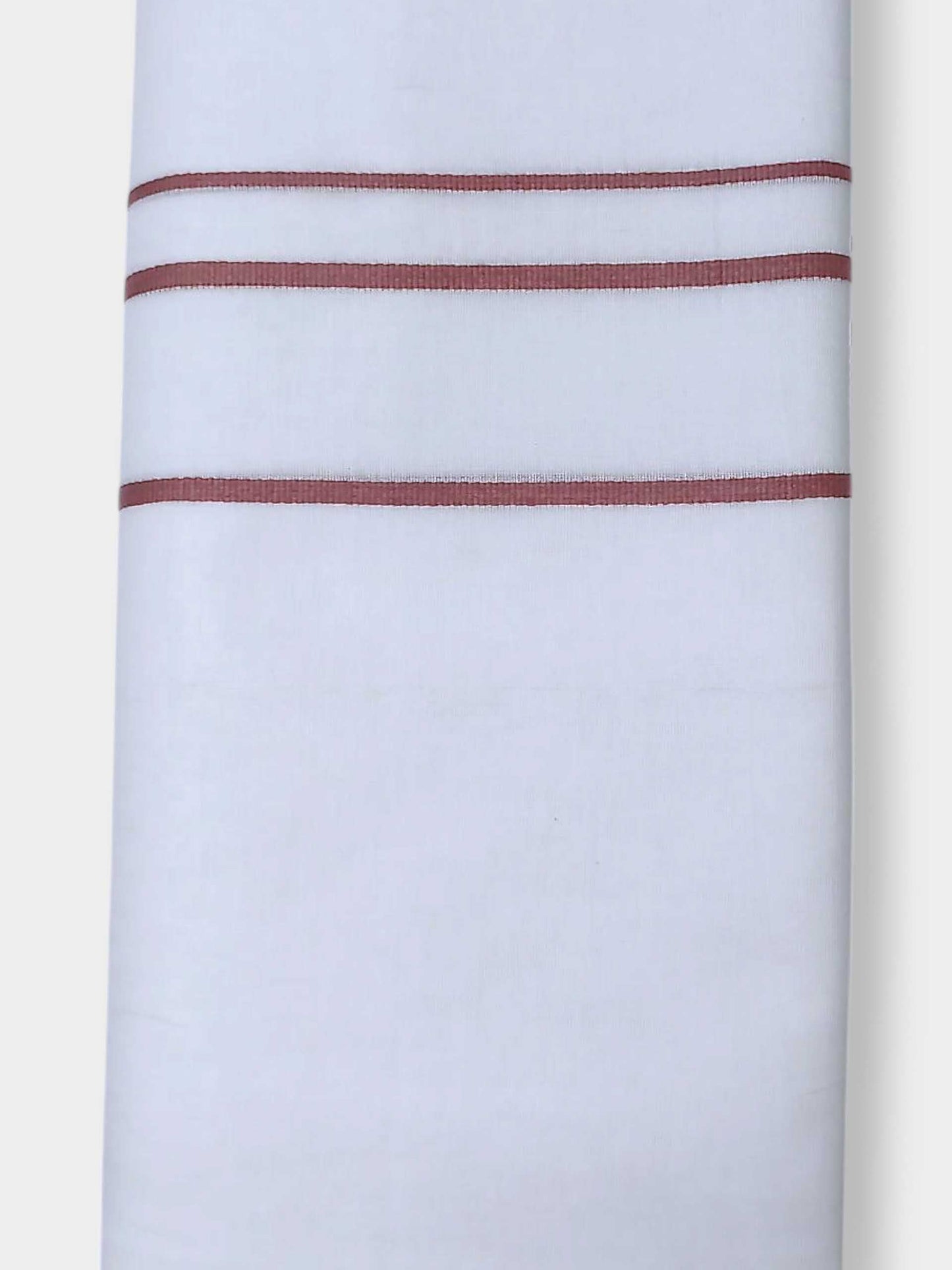 Pure White Cotton Men's Double Dhoti