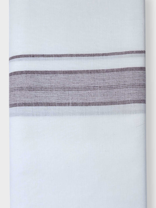 Single Kerala Pure White Mundu/Dhoti