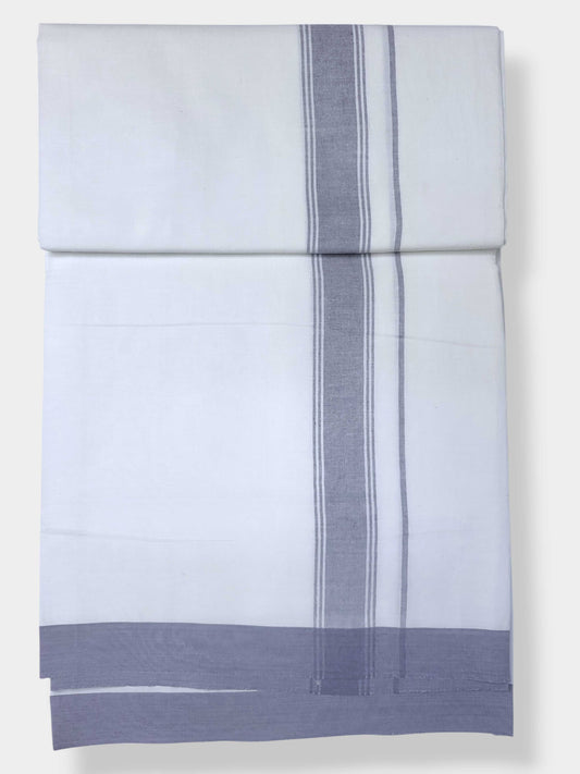 Single Kerala Pure White Mundu/Dhoti