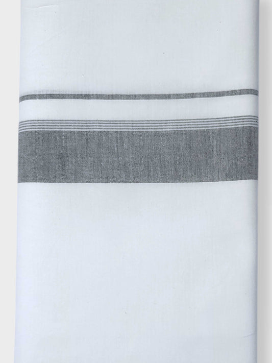 Single Kerala Pure White Mundu/Dhoti