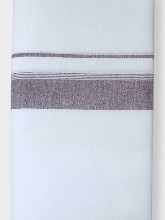 Single Kerala Pure White Mundu/Dhoti