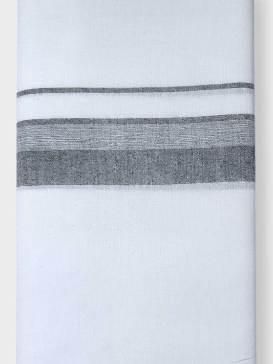 Single Kerala Pure White Mundu/Dhoti