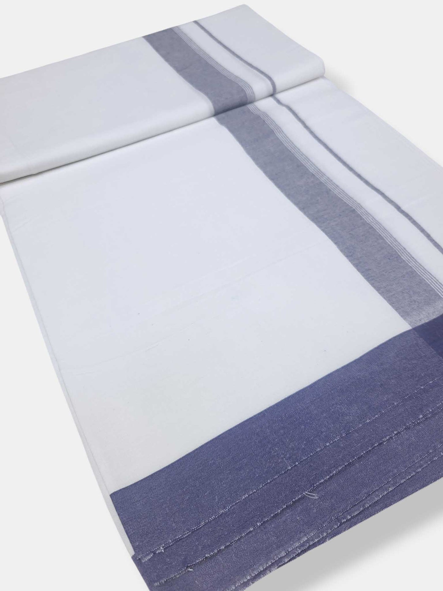 Single Kerala Pure White Mundu/Dhoti