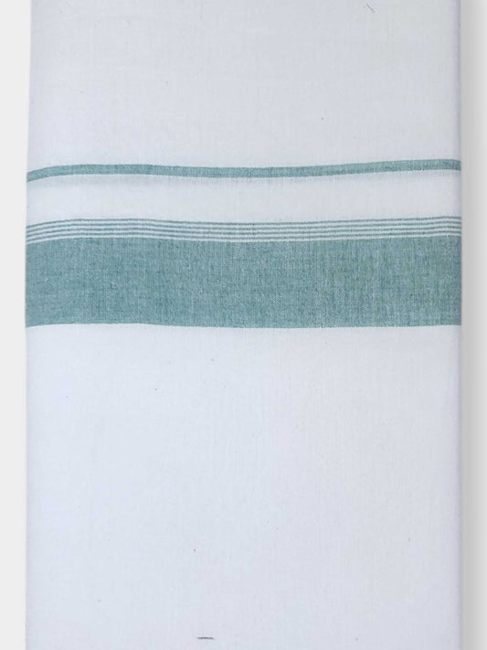 Single Kerala Pure White Mundu/Dhoti