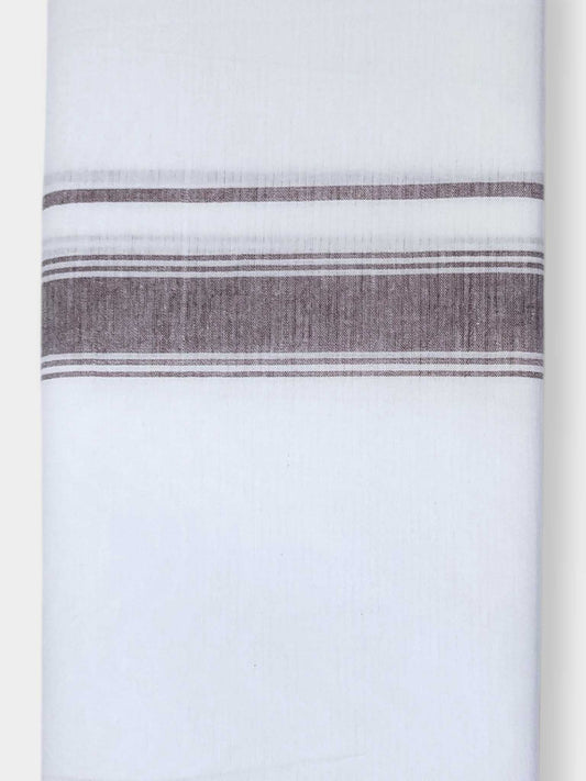 Single Kerala Pure White Mundu/Dhoti