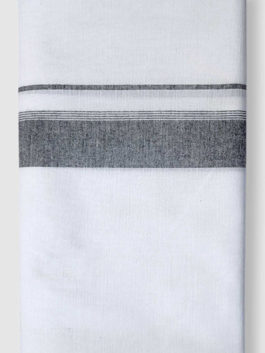 Single Kerala Pure White Mundu/Dhoti