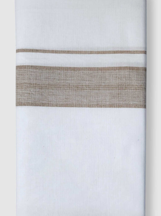 Single Kerala Pure White Mundu/Dhoti
