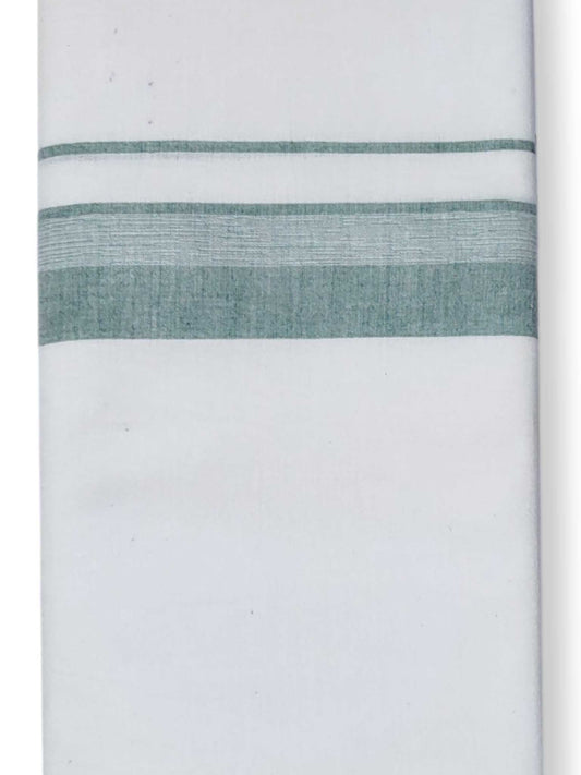 Single Kerala Pure White Mundu/Dhoti