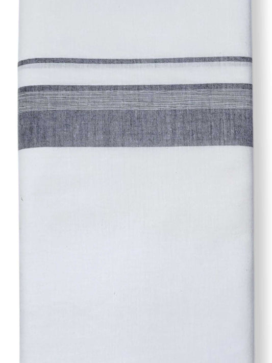 Single Kerala Pure White Mundu/Dhoti
