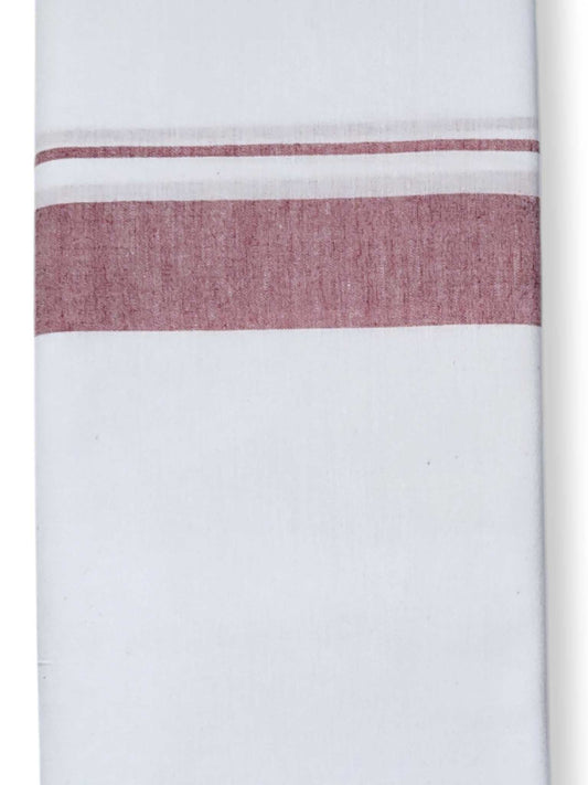 Single Kerala Pure White Mundu/Dhoti
