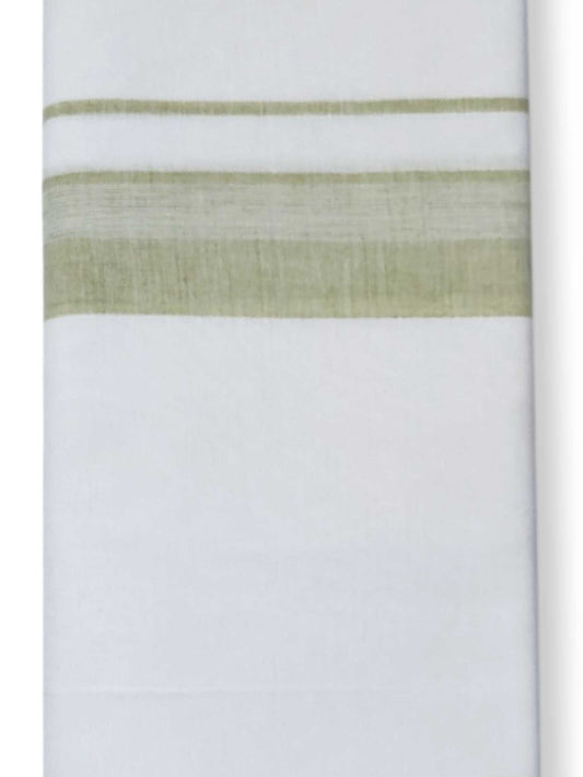 Single Kerala Pure White Mundu/Dhoti