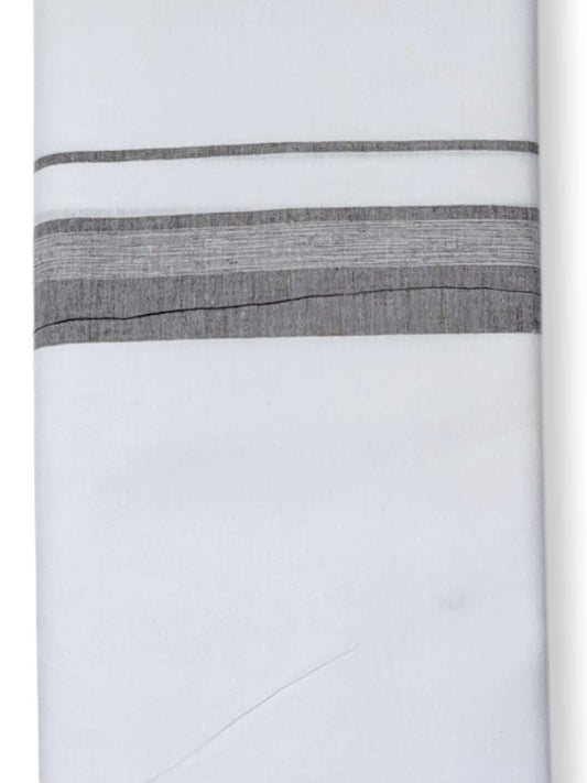Single Kerala Pure White Mundu/Dhoti