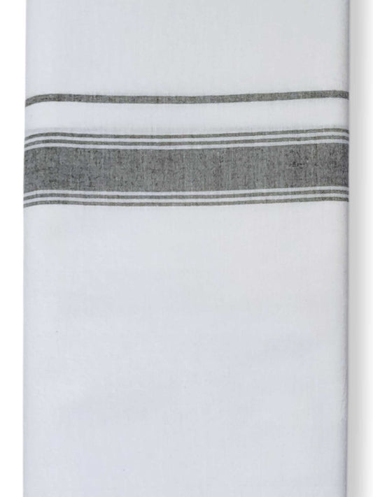 Single Kerala Pure White Mundu/Dhoti
