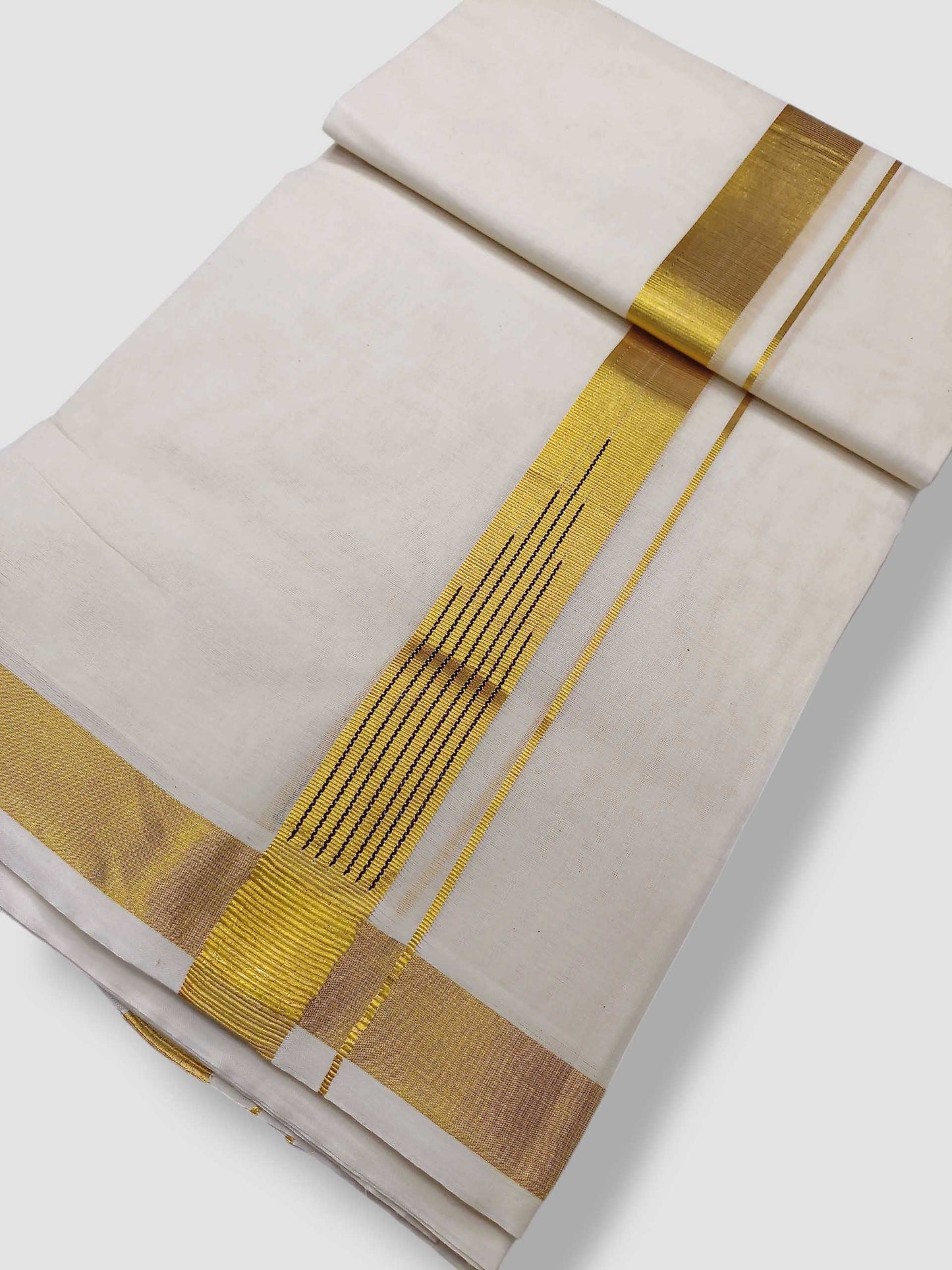 Kerala Kasavu Mundu for Men