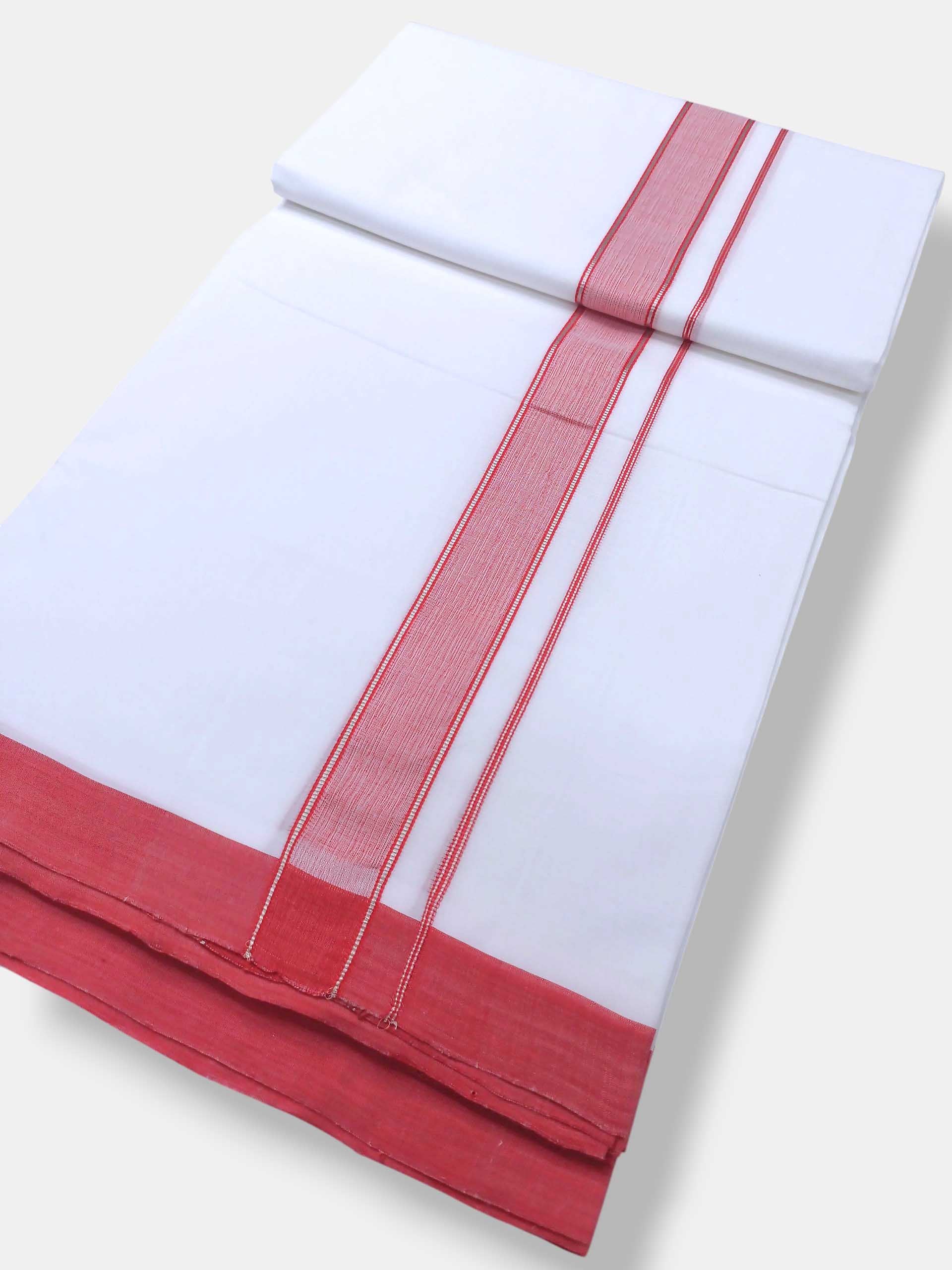 Kerala Premium Balaramapuram Handloom Dhoti/Mundu for Men