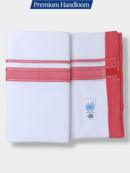 Kerala Premium Balaramapuram Handloom Dhoti/Mundu for Men